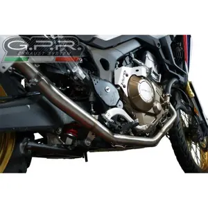 Μη εγκεκριμένη εξάτμιση μηχανής GPR Tech Honda Crf 1000 L Africa Twin 2015-2017 image-1