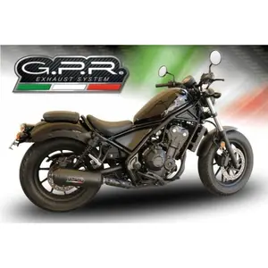 Silencer μηχανής GPR Tech Ghisa Honda CMX 300 Rebel 2017-2020 image-4