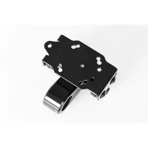 Stoßfeste Motorrad-GPS-Halterung für polierte Lenker mit 22 mm Durchmesser SW-Motech image-2