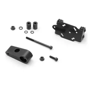 Stoßfeste Motorrad-GPS-Halterung für polierte Lenker mit 22 mm Durchmesser SW-Motech image-0