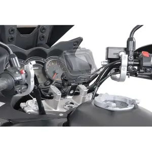 GPS-Halterung Motorrad Anti-Schock-Lenker 1/4 (Durchm. 32mm) Vibration SW-Motech image-0