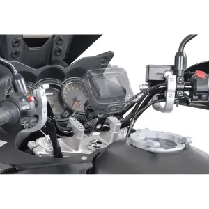 Soporte gps para manillar de moto a prueba de golpes SW-Motech 25,4 mm image-1