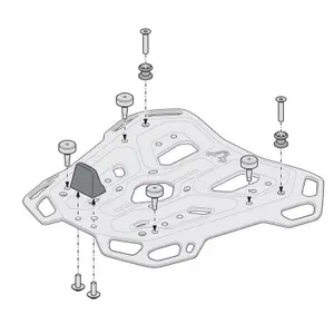 Støtte til motorcyklens topkasse SW-Motech Versys 650 image-4