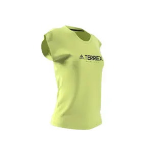 Camiseta de mujer adidas Terrex Primeblue Trail Functional Logo image-3