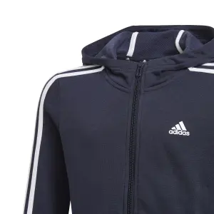Sudadera con capucha para niños con cremallera adidas Essentials 3S image-2