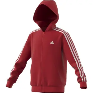 Sudadera con capucha para niños con cremallera adidas Essentials 3S image-4