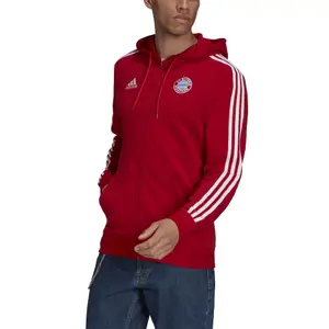 fc hooded tracksuit jacket Bayern Munich 3-Stripes image-2