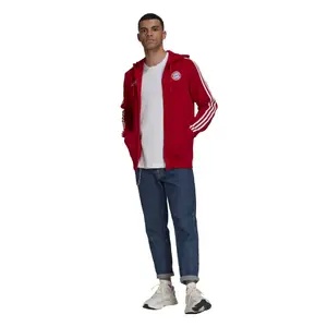 fc hooded tracksuit jacket Bayern Munich 3-Stripes image-3
