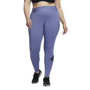Mallas de mujer de talla grande adidas Techfit Long Logo image-2