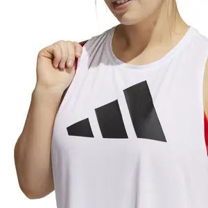 Camiseta de tirantes talla grande mujer adidas Logo image-6