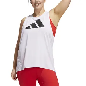 Camiseta de tirantes talla grande mujer adidas Logo image-4