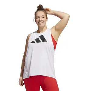 Camiseta de tirantes talla grande mujer adidas Logo image-2
