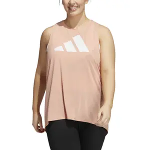 Camiseta de tirantes talla grande mujer adidas Logo image-4
