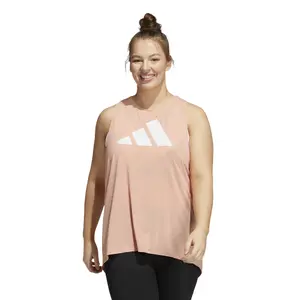 Camiseta de tirantes talla grande mujer adidas Logo image-2