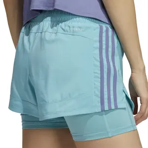 Pantalones cortos de mujer adidas Pacer Woven Two-In-One image-6