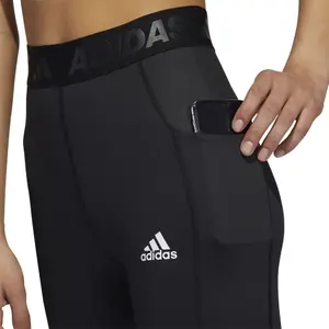 Leggings de mujer adidas Techfit 3-Stripes Long Gym image-1