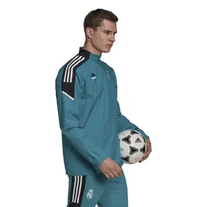 1/4 rits training top Real Madrid Condivo Hybrid Top 2021/22 image-4