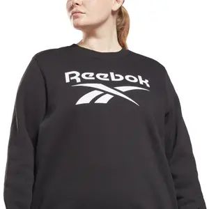 Sweatshirt i stor storlek kvinna Reebok Identity Logo image-4