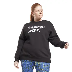 Sweatshirt i stor storlek kvinna Reebok Identity Logo image-1