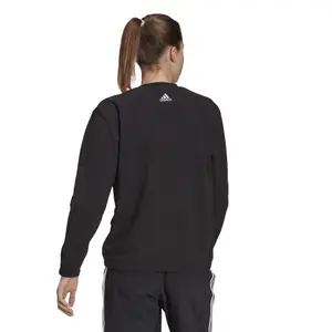 Felpa donna adidas Brand Love Giant Logo Polar Fleece image-4