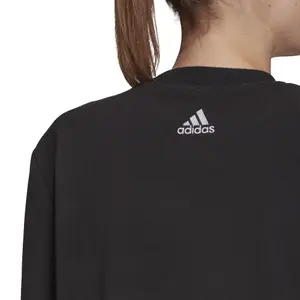 Felpa donna adidas Brand Love Giant Logo Polar Fleece image-5