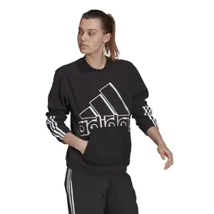 Felpa donna adidas Brand Love Giant Logo Polar Fleece image-3