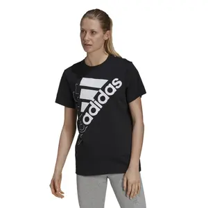 Camiseta de mujer adidas Brand Love Slanted Logo Boyfriend image-2