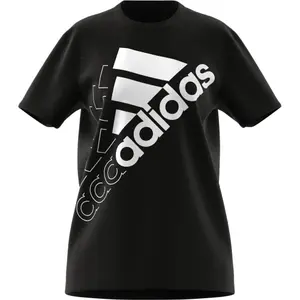 Camiseta de mujer adidas Brand Love Slanted Logo Boyfriend image-5