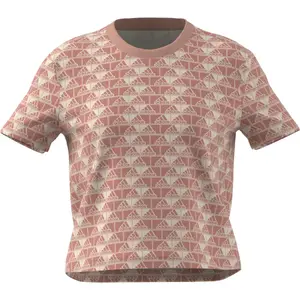 Camiseta de mujer adidas Brand Love Cropped image-5