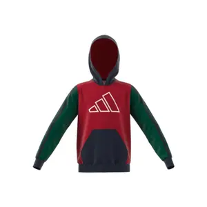 Felpa con cappuccio per bambini adidas Lil Stripe image-3