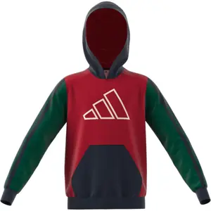 Felpa con cappuccio per bambini adidas Lil Stripe image-1