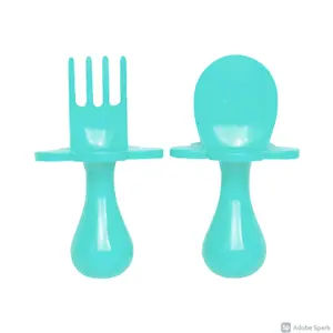 Couverts ergonomiques d'apprentissage bébé Grabease