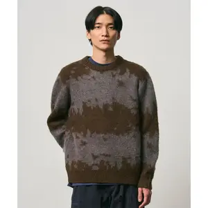 Mohair Pull with Scattered Patterns Gramicci image-1