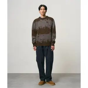 Mohair Pull with Scattered Patterns Gramicci image-2