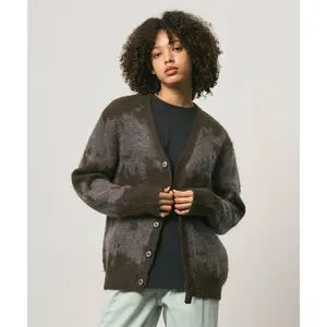 Mohair Cardigan with Scatter Motifs Gramicci image-1