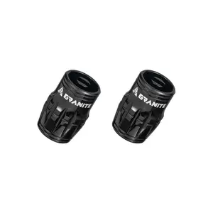 Valve caps Granite Design CNC Schrader/Demonte Obus Juicy Nipples (x2) image-0
