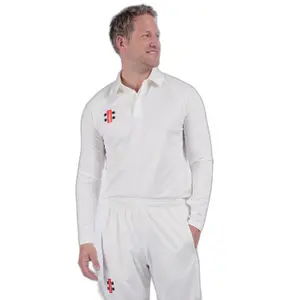 Long sleeve polo shirt Gray-Nicolls Matrix V2 image-2