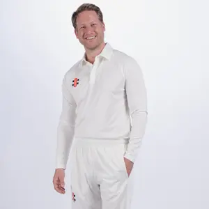 Long sleeve polo shirt Gray-Nicolls Matrix V2 image-1