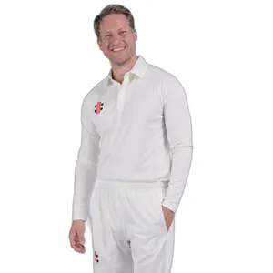 Long sleeve polo shirt Gray-Nicolls Matrix V2 image-1