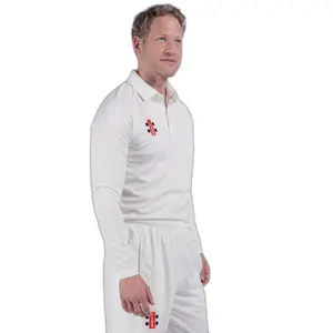 Long sleeve polo shirt Gray-Nicolls Matrix V2 image-3