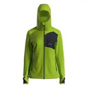 Tecido polar com capuz com fecho de correr para mulher Great Escapes Cosmique image-0