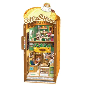 Maquette Green Slide Coffee Shop chaleureux