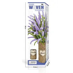 Bouquet aus Lavendel im Weidenkorb DIY Green Slide image-1