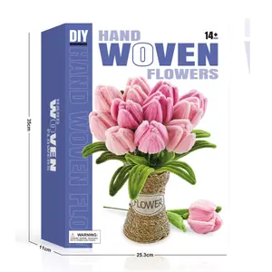Bouquet aus Blumen im Korb DIY Tulpen Green Slide image-1