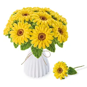 Bouquet aus Kunststoff für DIY Sonnenblumen Green Slide