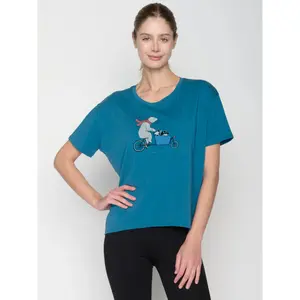 Women's T-shirt Greenbomb Bike Cargo Family Feel image-1