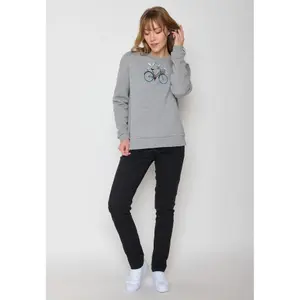 Sweatshirt woman Greenbomb Bike Seagulls Canty image-4