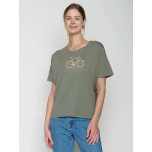 Women's T-shirt Greenbomb Bike Streak Feel image-1