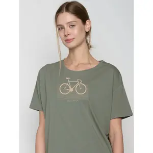 Women's T-shirt Greenbomb Bike Streak Feel image-3