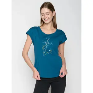 Women's T-shirt Greenbomb Nature Bird Reed Cool image-1